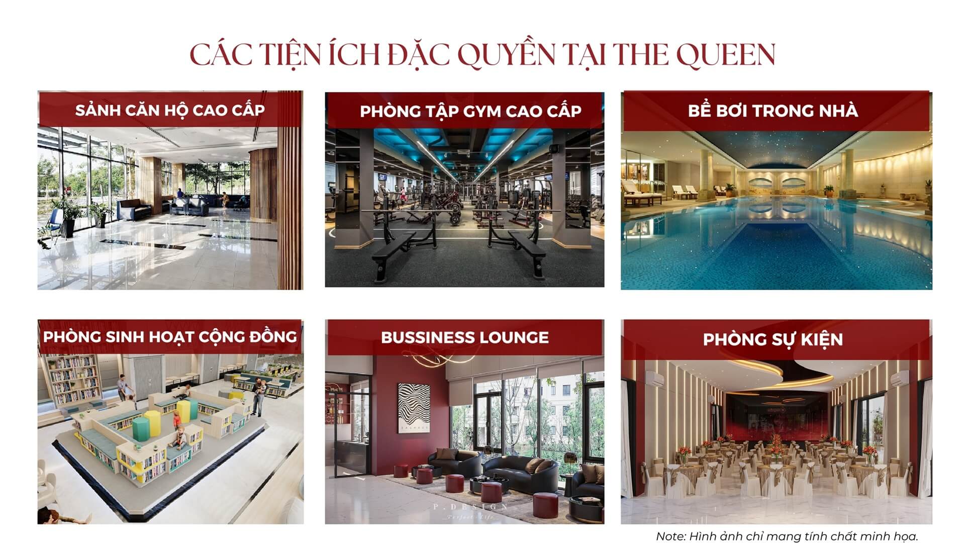 tiện ích dự án the queen 360 giải phóng