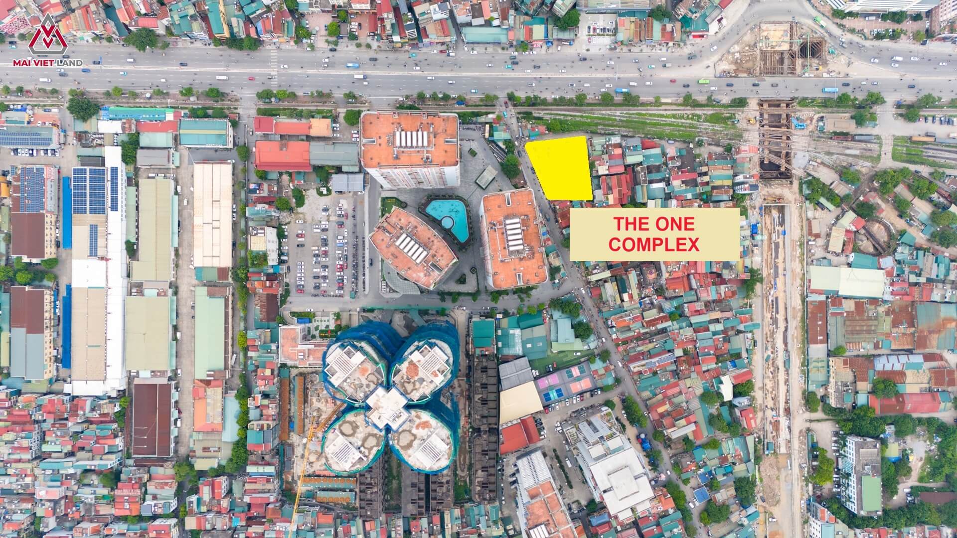 vị trí dự án the one complex số 1 định công