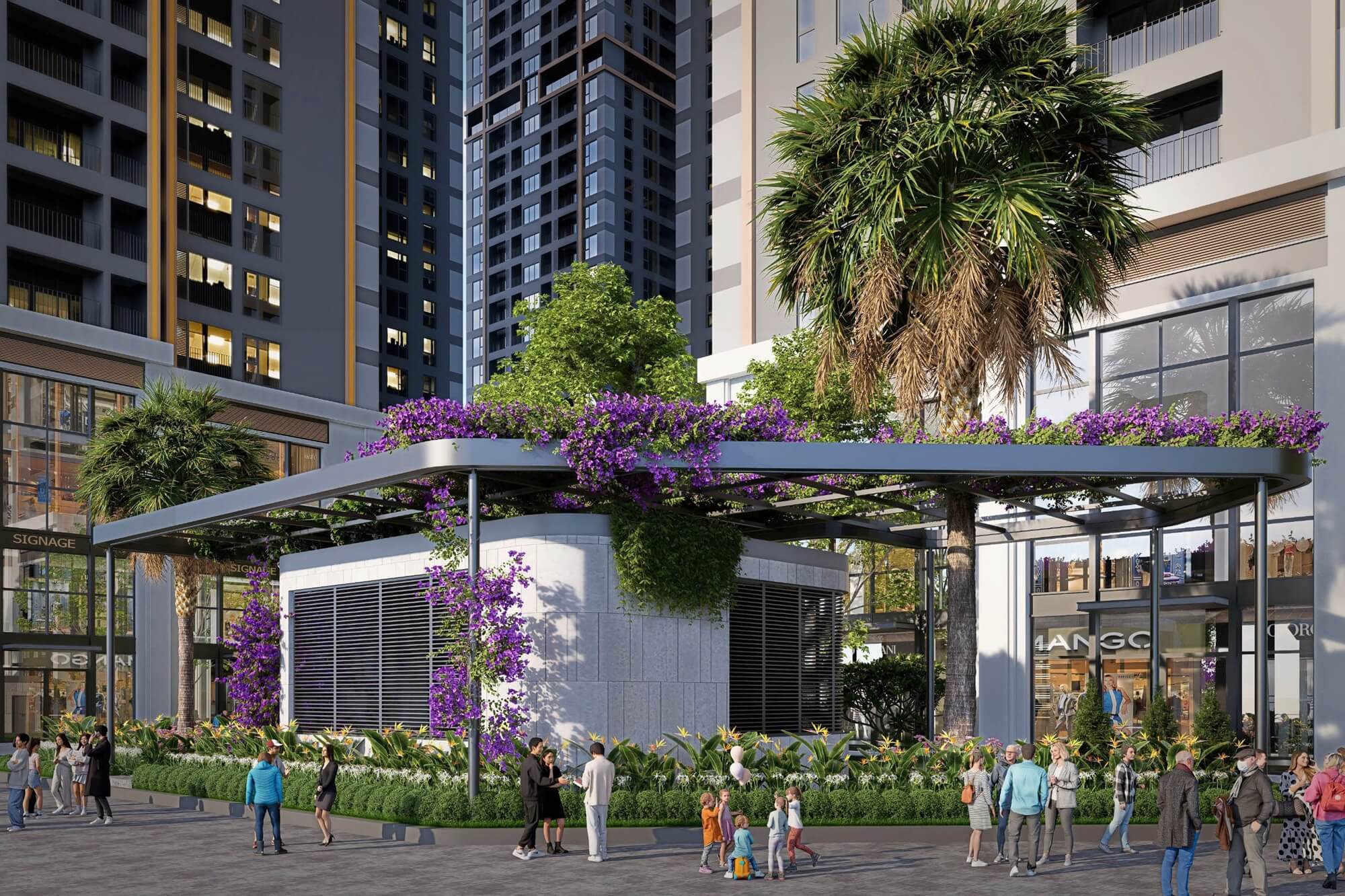 tiện ích dự án the flame vine hoài đức