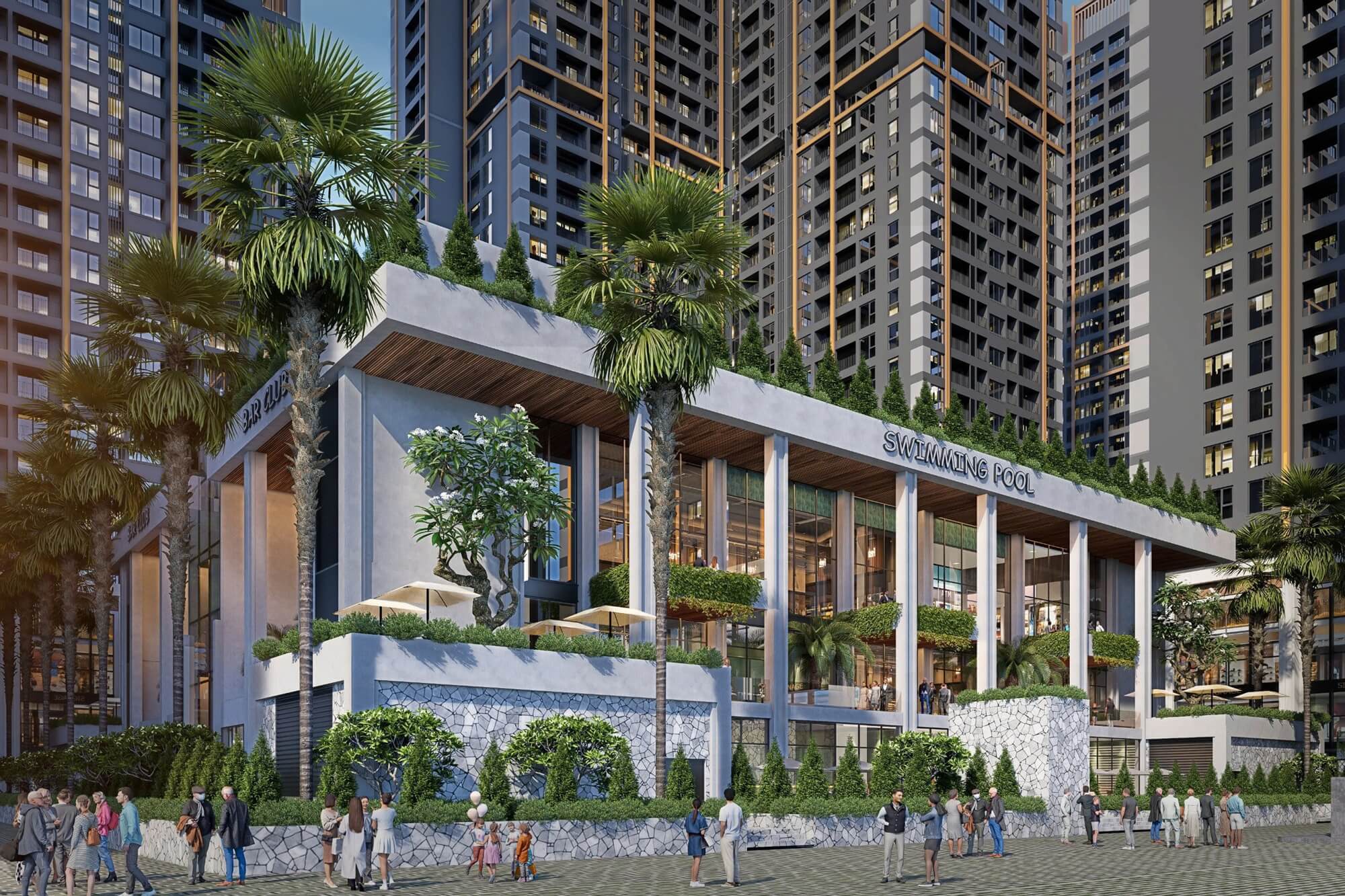 tiện ích dự án the flame vine hoài đức