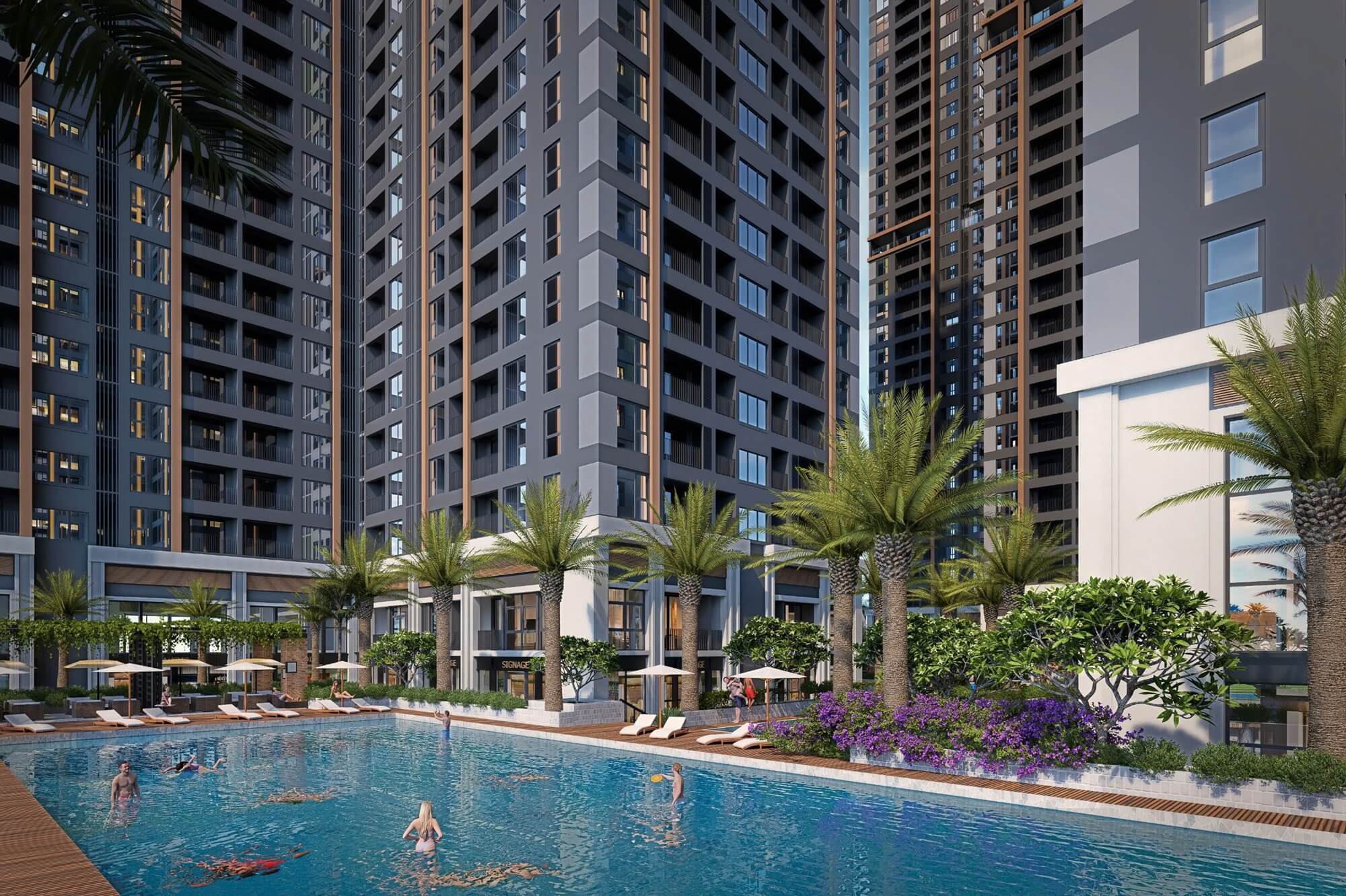 tiện ích dự án the flame vine hoài đức