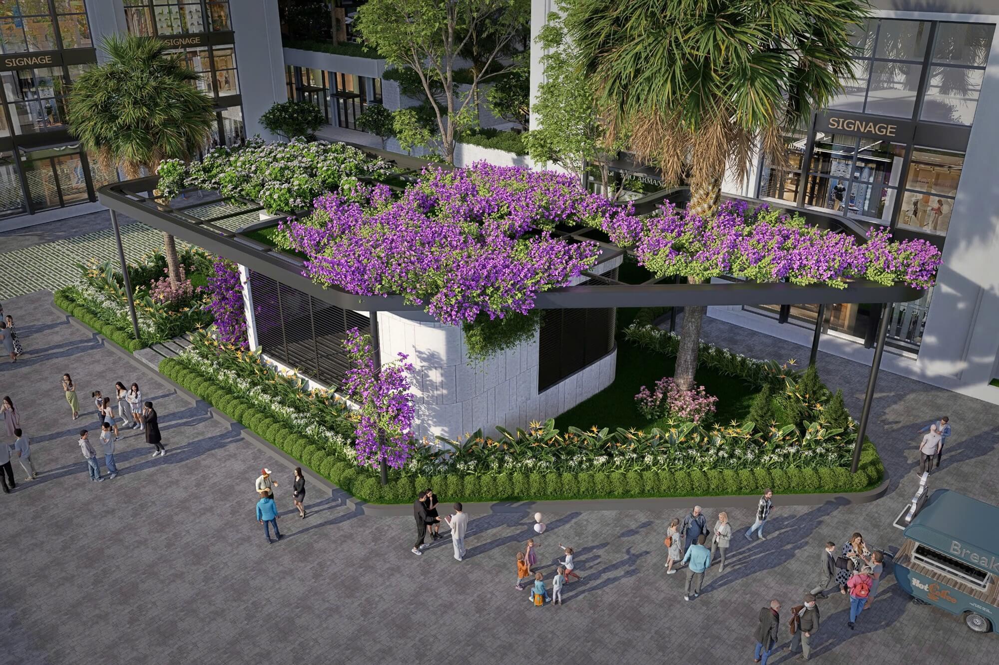 tiện ích dự án the flame vine hoài đức