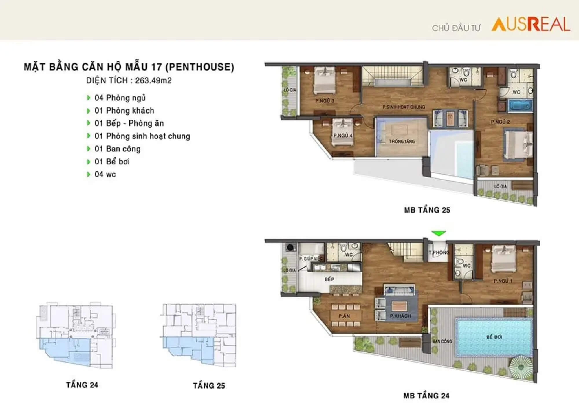 thiết kế căn hộ penthouse the legatus 22 liễu giai